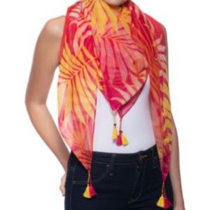 INC tropical print scarf